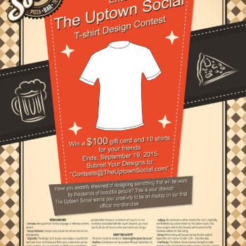 The Uptown Social – T-shirt Design Contest